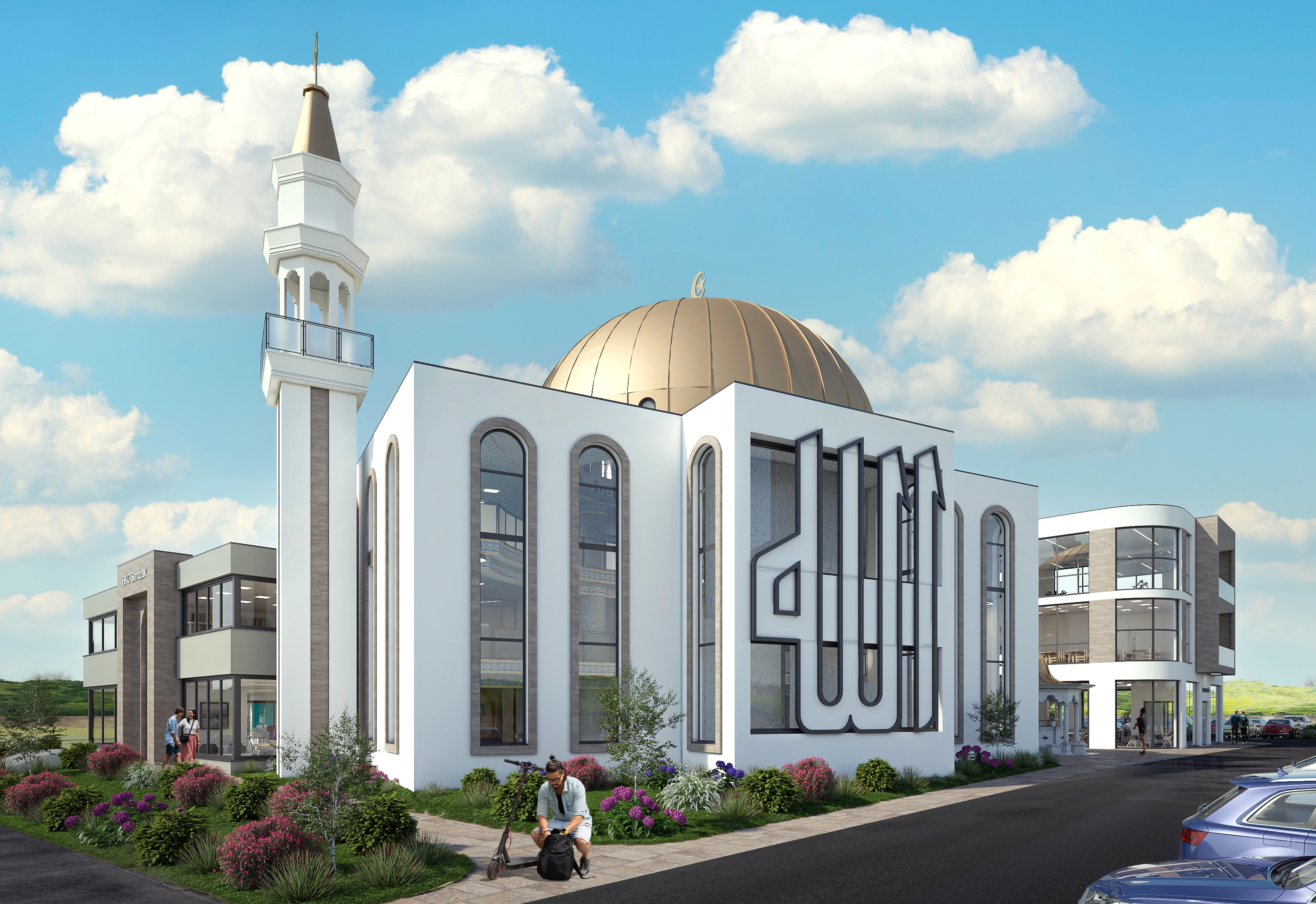 BKZ Sandzak Dortmund - Außenansicht der Moschee